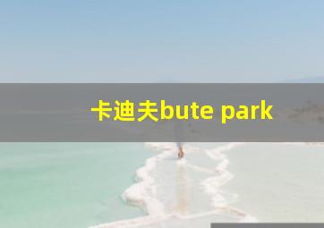 卡迪夫bute park